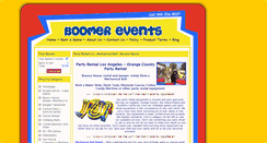 Desktop Screenshot of boomerevents.com